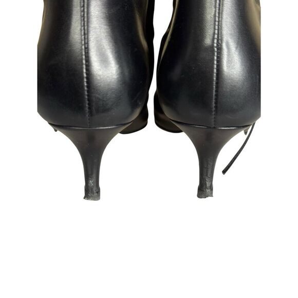 Gianvito Rossi Morganne 55 Black Calf Lace-Up Booties 36 / 6 US Pointed Toe - Picture 13 of 14